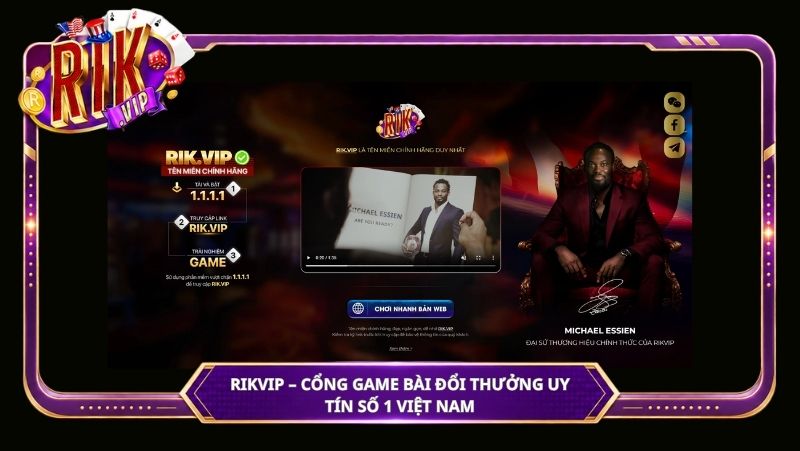Rikvip – cổng game bài đổi thưởng uy tín số 1 Việt Nam 2026